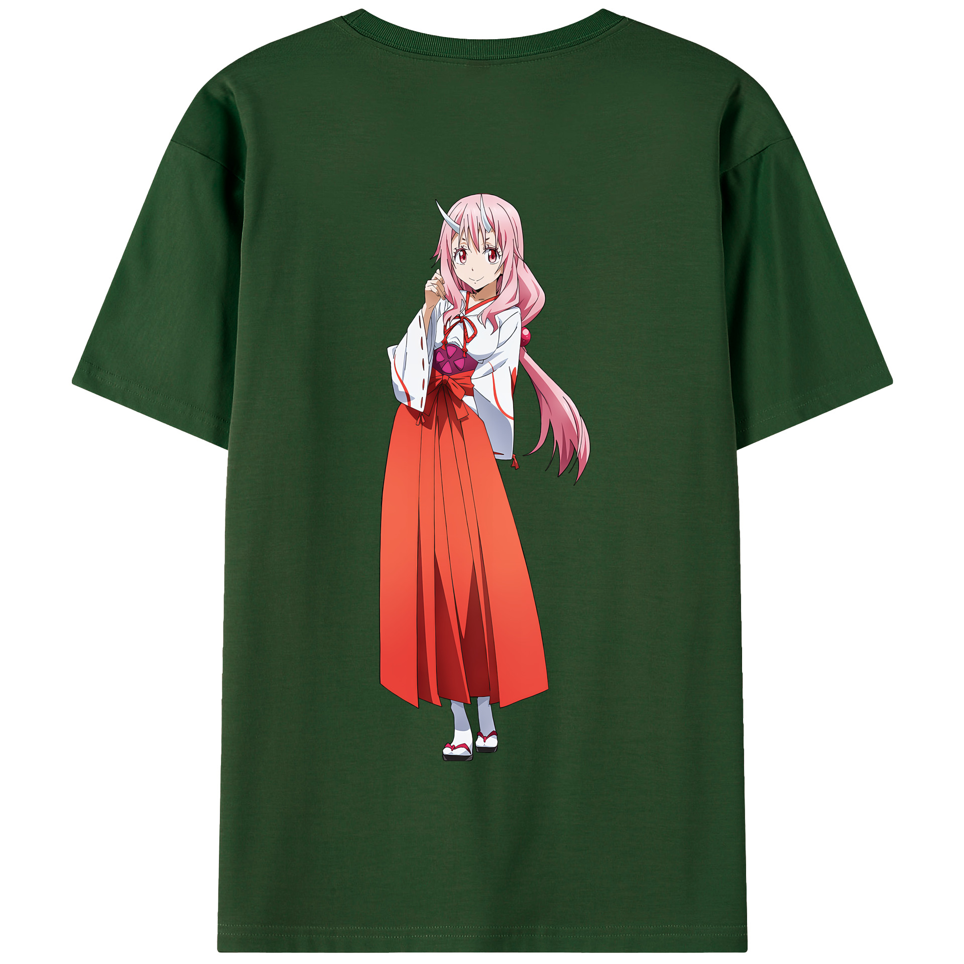 （画像用） 転スラ Regarding Reincarnated to Slime 綿100％半袖Tシャツ（背面プリント）